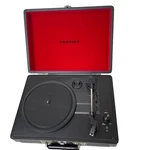 Crosley Portable Cruiser 3 Speed Turntable Record Player Model CR8005A-BK. Fixed Price $35.00.
