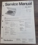 Technics SL-BD1 Turntable Service Manual Original. Fixed Price $14.95.