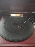 Electro Brand Retro Record Player Turntable With Radio Cd. Fixed Price $43.37.