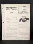 Westinghouse Phonograph Service Manual Model H-79ACS1 Chassis V-2507-12 4 Pg. Fixed Price $9.99.