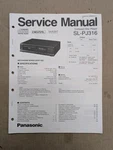 Panasonic SL-PJ316 Compact Disc Player Service Manual D-4807. Fixed Price $54.95.