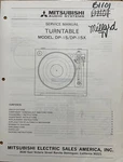 Mitsubishi DP-15/DP-15X Turntable Original Service Repair Manual. Fixed Price $14.94.