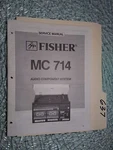 Fisher MC-714 Service Manual Original Repair Book Stereo Tuner Radio Turntable. Fixed Price $19.99.
