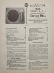 Rca Victor Service Manual 1946 No 5 Automatic Record Changer 960260-1 -2 -3 -4. Fixed Price $6.99.