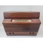 Vintage Olympic Tru-base Tube Am Radio Phonograph Record Player Model 6-617. Fixed Price $125.00.
