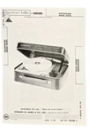 Masterwork Model M2103 Suitcase Record Player Sams 1968 Schematic & Parts 4 Pgs. Fixed Price $6.99.