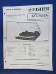 Fisher MT-M46A Turntable Service Manual Factory Original The Real Thing. Fixed Price $17.91.