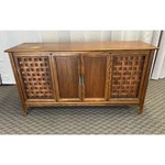 Mid Century Modern Record Player Console Wood Cabinet Stereo Vintage Retro 60S. Fixed Price $350.00.