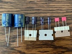 Realistic LAB-2200 Speed Repair Kit Capacitors Turntable Recap Set. Fixed Price $14.00.