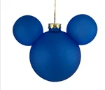 Disney Mickey Ears Icon Ornament - Mouse Solid Blue 14CM. Fixed Price $26.64.