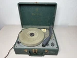 Vintage 1950S Emerson 834B Three-speed Phonograph Turntable Record Player. Fixed Price $65.00.