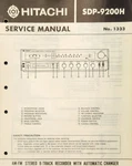 Hitachi Model SDP-9200H Service Manual Original. Fixed Price $20.00.