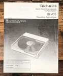 Technics SL-Q5 Record Player / Turntable Owners User Manual *original*. Fixed Price $24.97.