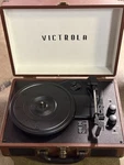 Victrola Journey Suitcase Record Player 3 Speed Turntable VWM10. Fixed Price $35.99.