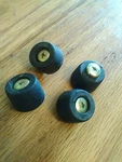 Pioneer Centrex Receiver Record Player Feet Set Of 4 TH-3131 Vintage Bsr. Fixed Price $12.00.
