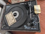 Beckley Cardy Portable Phonograph Record Player Vintage Electronic Turntable Nos. Fixed Price $85.00.