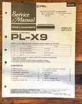 Pioneer PL-X9 Record Player / Turntable Service Manual *original*. Fixed Price $14.97.