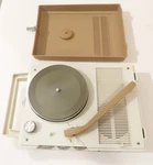 Juliette RPR-60 Portable Am Radio Record Player Tan Brown Tested Made In Japan. Fixed Price $87.27.