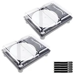 Decksaver Technics SL-1200 / Pioneer PLX-1000 Style Turntable Hard Covers Pair. Fixed Price $149.40.