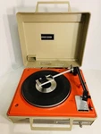 General Electric Automatic Portable Record Player #V638N Orange Vtg Music. Fixed Price $75.00.