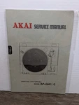 Akai Service Manual For Turntable AP-Q41/C Original Quartz Full Auto Paperwork. Fixed Price $13.49.