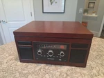 Crosley 5-IN-1 CR7007A Entertainment Center Record Tape Cd Am/fm. Fixed Price $80.00.