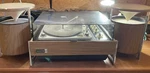 Zenith Circle Of Sound Vintage Vinyl Record Player & Speakers. Fixed Price $425.00.