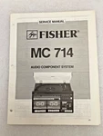 Vintage Original Fisher MC-714 Audio Component System Service Manual Repair. Fixed Price $18.99.