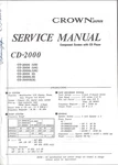 Crown Us/uk, CD-2000L (e), CD-2000S (x). Fixed Price $20.00.