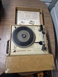 Vintage Audiotronics Model 304A Record Player, 4-SPEED Turntable Read. Fixed Price $40.80.