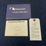 Nakamichi Warranty Card, Bang & Olufsen Dragon? Turntable? Rare Vintage. Fixed Price $10.99.