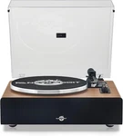 Fancyrabbit Walnut Record Player Built-in Speakers Bluetooth 33/45RPM Nib. Fixed Price $179.50.
