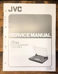 Jvc L-F101 Record Player / Turntable Service Manual *original*. Fixed Price $24.97.