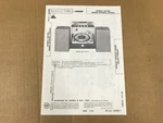 Vintage Photofact Folder 645-9- 4-TUBE Stereo Amplifier RP2060A. Fixed Price $9.95.