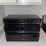 Sony TA-AX285 Amp + TC-W285 Stereo Dual Cassette Deck ST-JX285 Fm Tuner. Fixed Price $189.99.