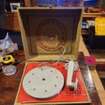 Vtg Spear Products, Inc. Electric Phonograph Model #26 Record Player. Fixed Price $45.00.