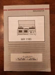 Vintage 1980S Magnavox Mx 1180 (record Cassette Player) Manual Rare Htf. Fixed Price $15.00.