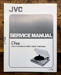 Jvc L-F66 Record Player / Turntable Service Manual *original*. Fixed Price $24.97.