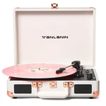 Vinyl Record Player Bluetooth Vintage 3-SPEED Portable Suitcase Turntables Wi.... Fixed Price $69.94.
