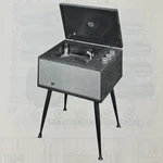 1957 Philco Record Player E-1363 ++ Wire Schematic Repair Manual Sams Photofact. Fixed Price $9.99.
