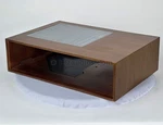 Yamaha CR-1020 Case Natural Walnut Plywood Vintage Cabinet- 10-YEAR Wrt. Fixed Price $239.00.