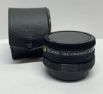 Zesnar 2X Teleconverter For Canon Fd Lens Made Japan Vintage Slr Caps Case. Fixed Price $22.00.