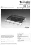 Technics SL-L2 Turntable Owners Instruction Manual Reprint. Fixed Price $22.24.