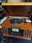 Crosley CR704 Musician, 3-SPEED Turntable Cd/cassette Player Am/fm Radio, Works. Fixed Price $100.00.
