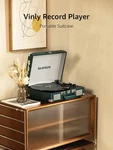 Green Vinyl Record Player 3 Speeds Portable Suitcase Turntable. Fixed Price $47.49.