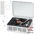 Cd Player With Speakers Hifi Stereo Sound For Home,bluetooth Retro Wood White. Fixed Price $35.75.