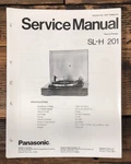 Technics / Panasonic SL-H201 Turntable Service Manual *original*. Fixed Price $19.97.