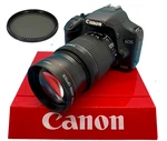 Zoom Lens For Canon Eos Rebel + Solar Eclipse Filter Xt 7D T6S T3IX. Fixed Price $88.19.