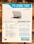 Sony PS-LX500C Record Player / Turntable Service Manual *original*. Fixed Price $24.97.