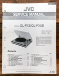 Jvc QL-FX5B Record Player / Turntable Service Manual *original*. Fixed Price $24.97.